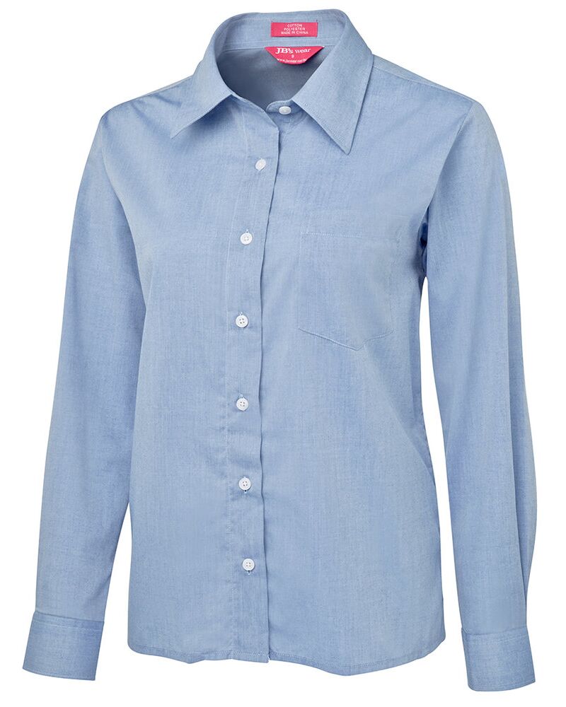 JB's Ladies L/S Fine Chambray Shirt Thumbnail