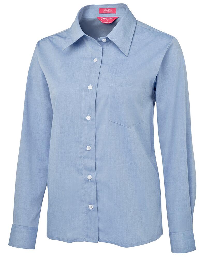 JB's Ladies L/S Fine Chambray Shirt Thumbnail