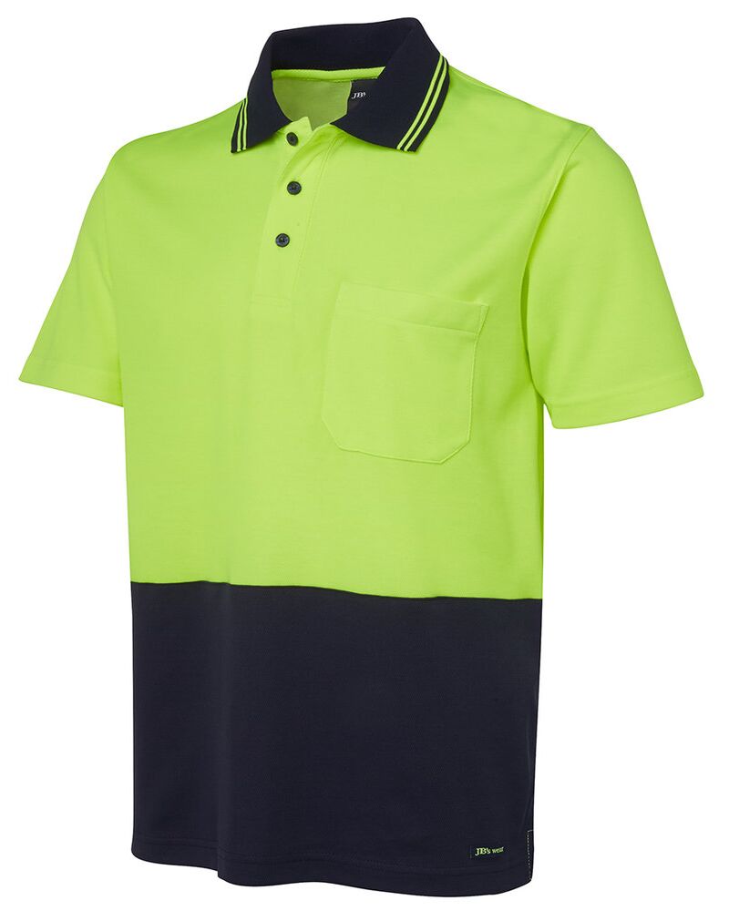 JB's HV Non Cuff S/S Cotton Back Polo Thumbnail