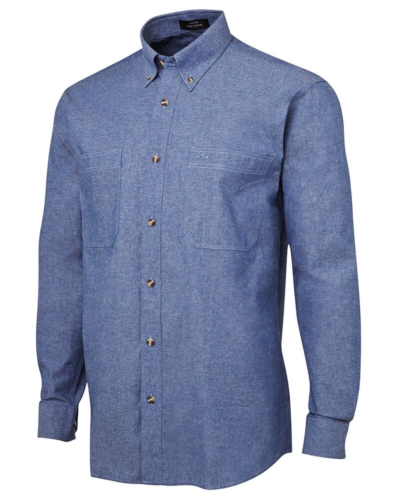 JB's L/S Cotton Chambray Shirt Thumbnail