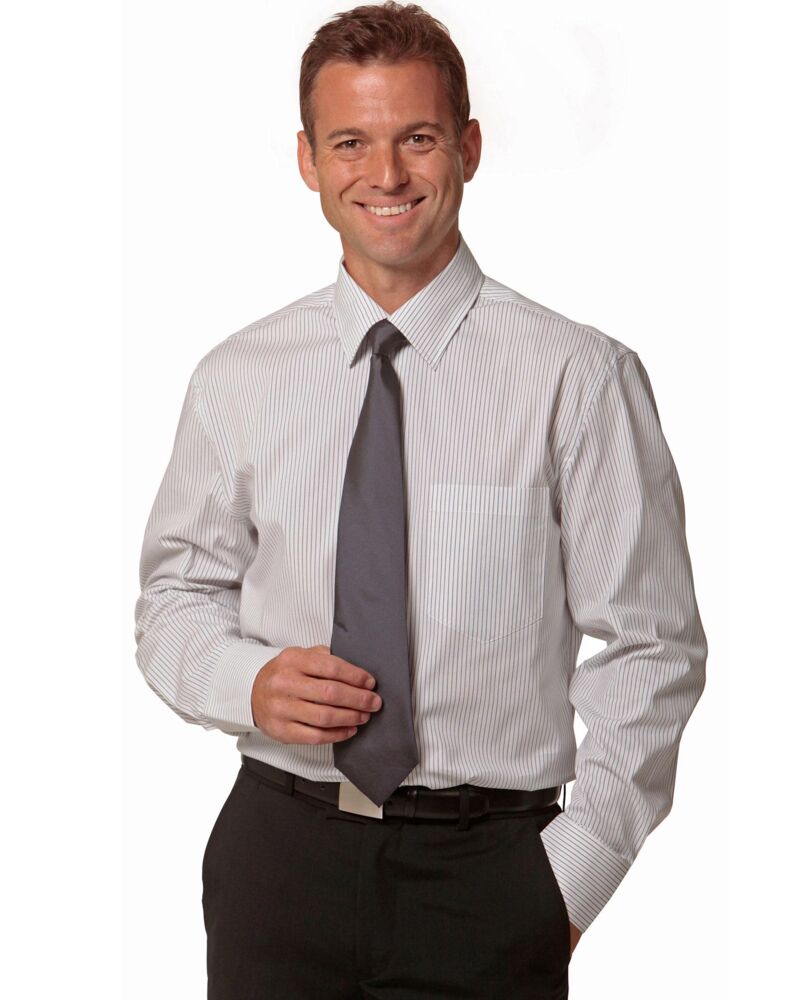 Men's Ticking Stripe Long Sleeve Thumbnail