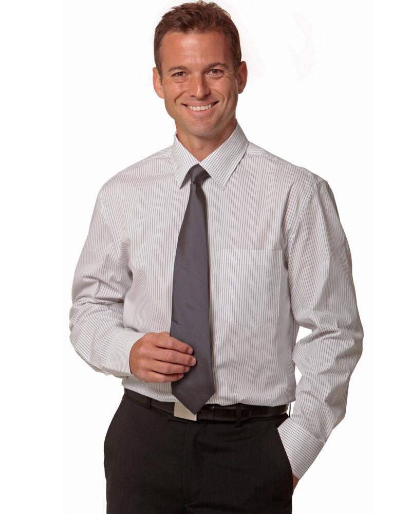 Men's Ticking Stripe Long Sleeve Thumbnail