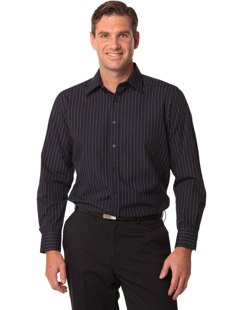 Men's Pin Stripe Long Sleeve Thumbnail