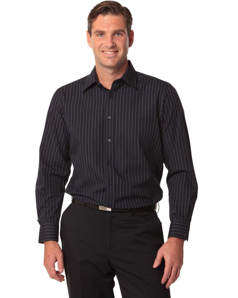 Men's Pin Stripe Long Sleeve Thumbnail
