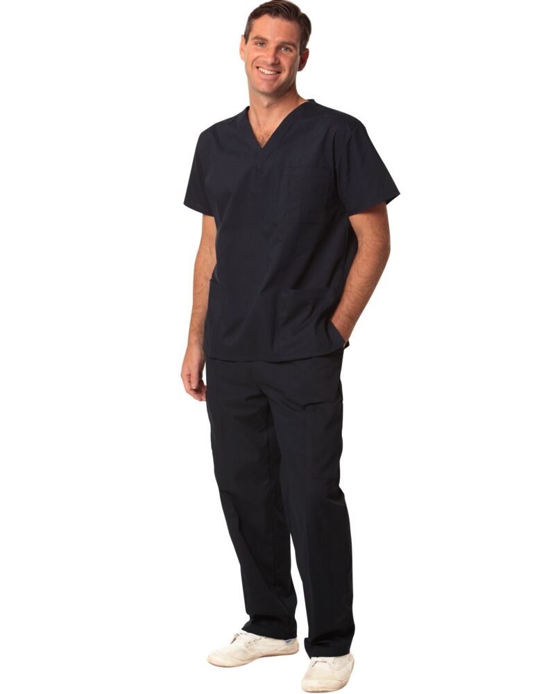 Unisex Scrubs Short Sleeve Tunic Top Thumbnail