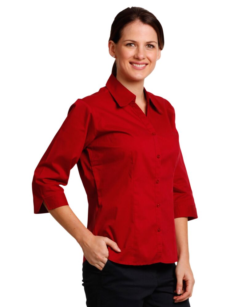 Women's Teflon Executive 3/4 Sleeve Shirt Thumbnail