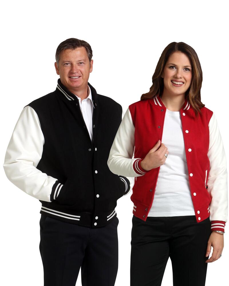 Unisex Wool Blend Varsity Jacket Thumbnail