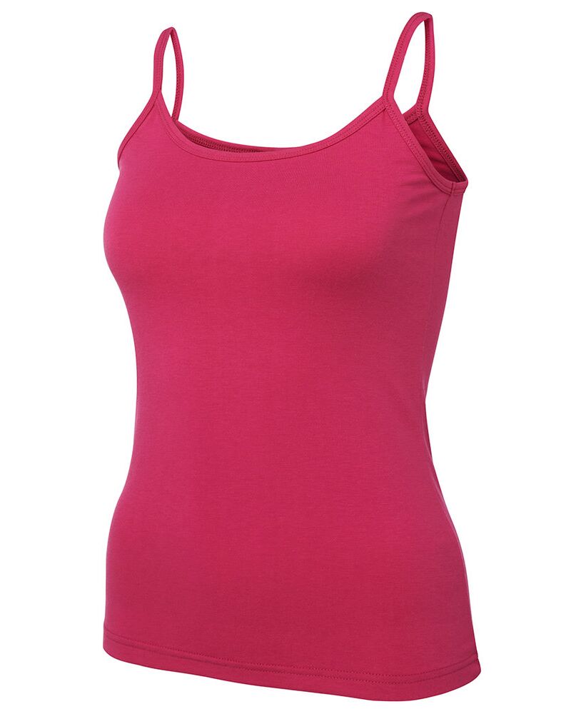 C of C Ladies Spaghetti Top Black 8 Thumbnail