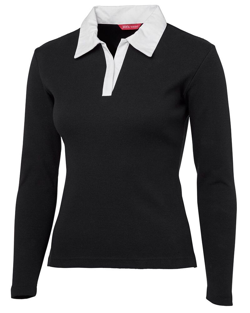 JB's Ladies Rugby Black/White 8 Thumbnail