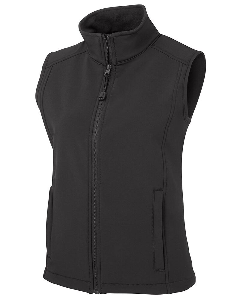 JB's Ladies Layer Vest Black 6 Thumbnail