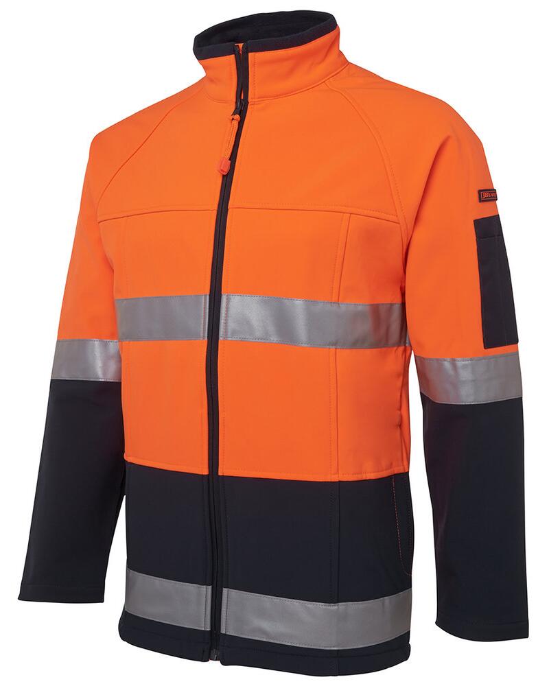 JB's Hi Vis 4602.1 (D+N) Layer Jacket Lime/Navy XS Thumbnail
