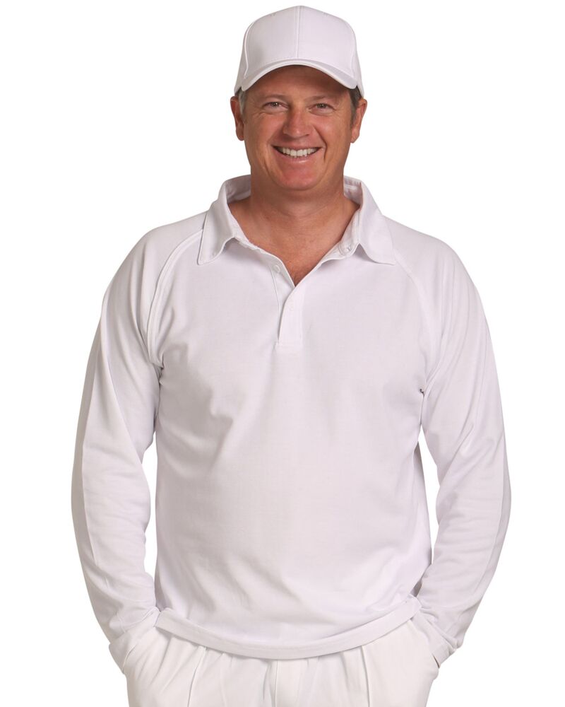 Long Sleeve Cricket Polo Thumbnail