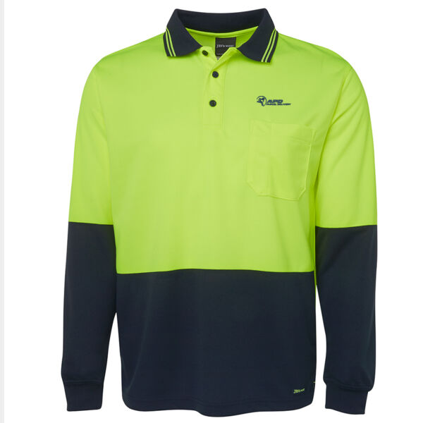 APD Hi Vis L/S Trade Polo Thumbnail