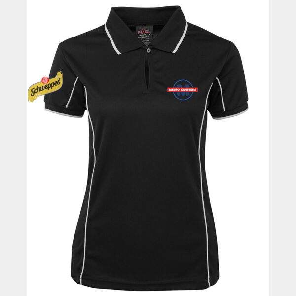 Ladies Schweppes Metro Polo Thumbnail
