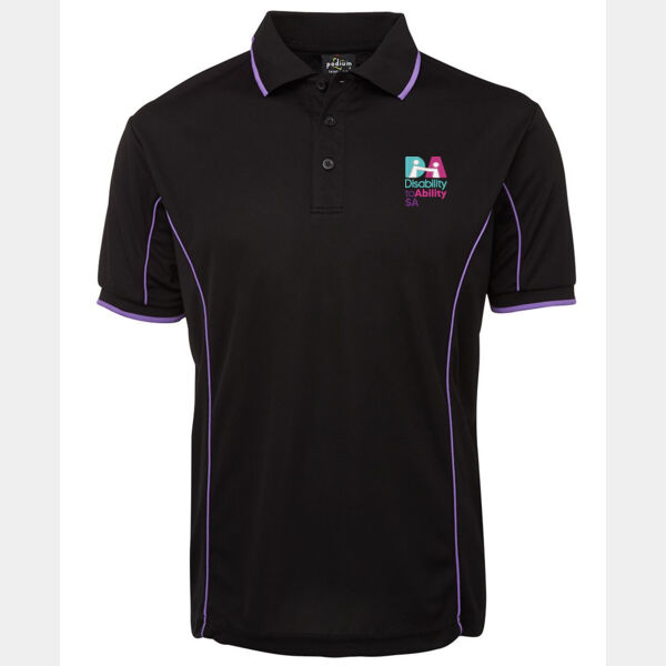 Disability to Ability Polos - Podium S/S Piping Polo Thumbnail