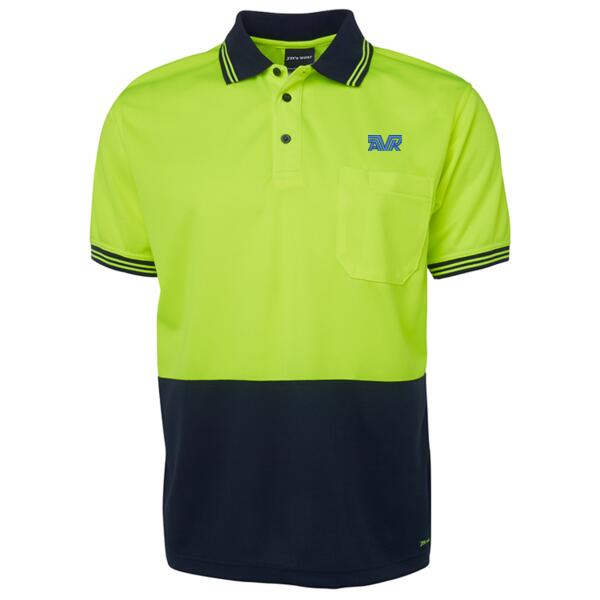 AVK - JB's Polyester Hi Vis S/S Traditional Polo Thumbnail