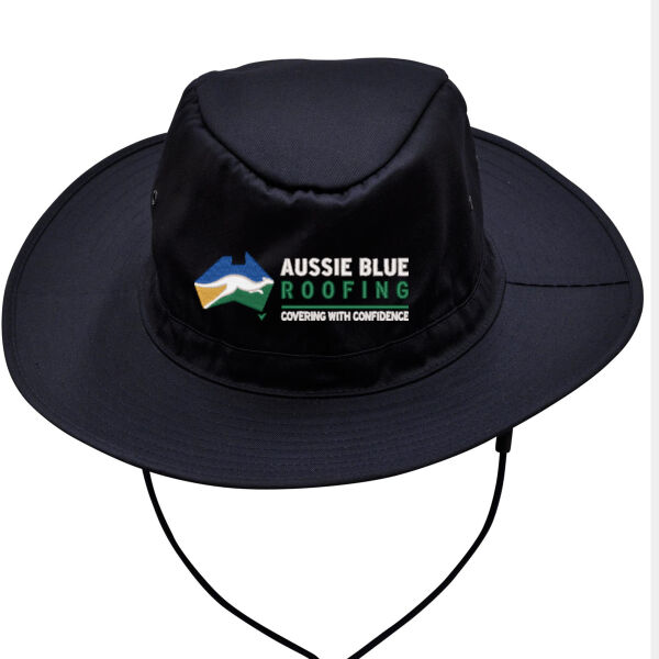Aussie Blue Roofing - Slouch Hat With Break-away Clip Strap Thumbnail